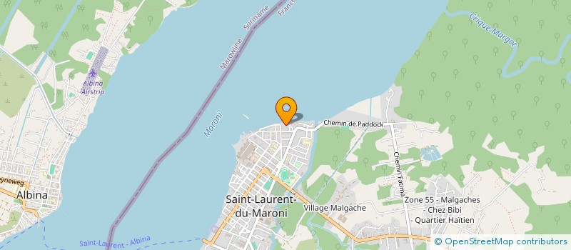 localisation de l'entreprise RESTE DU MONDE  SAINT-LAURENT-DU-MARONI