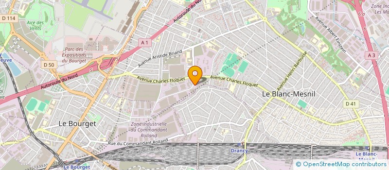 localisation de l'entreprise RESTE HAUT RANG à LE BLANC-MESNIL
