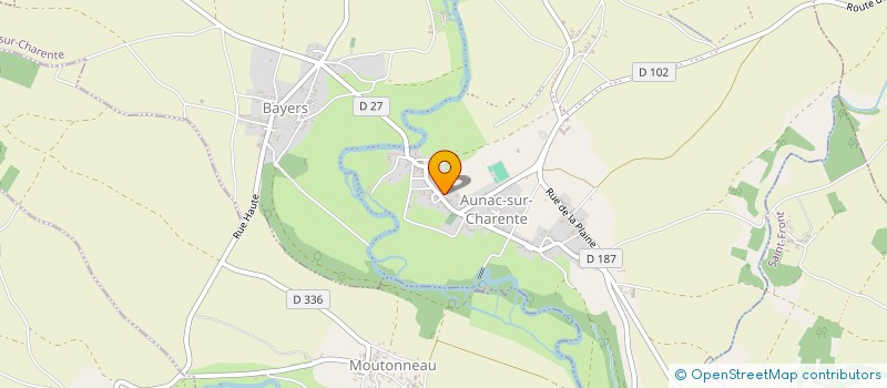 localisation de l'entreprise RESTEADOM à AUNAC-SUR-CHARENTE
