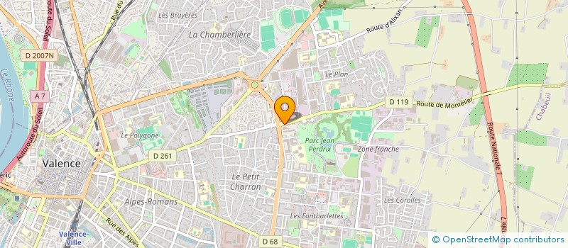 localisation de l'entreprise RESTER JEUNE EPGV à VALENCE