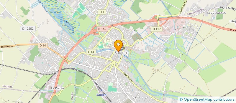 localisation de l'entreprise RESTEZ NATURE à SAUJON