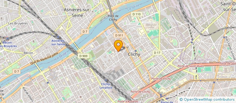 localisation de l'entreprise RESTEZCONNECTE à CLICHY