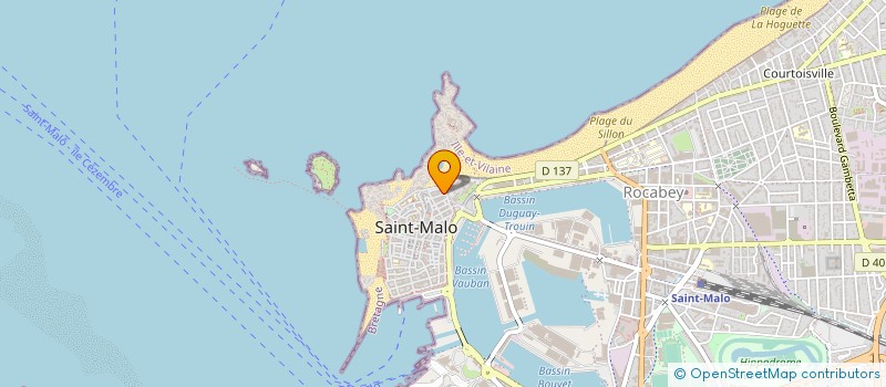 localisation de l'entreprise RESTHOTEL PARI à SAINT-MALO