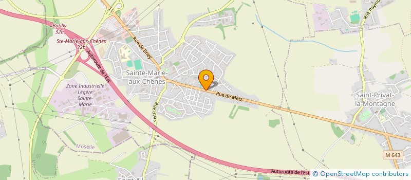 localisation de l'entreprise RESTIM  SAINTE-MARIE-AUX-CHENES