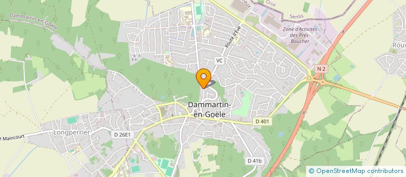 localisation de l'entreprise RESTINA FENU CONSEIL RFC  DAMMARTIN-EN-GOELE