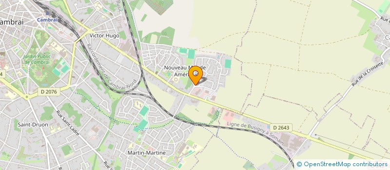 localisation de l'entreprise RESTINTER à CAMBRAI