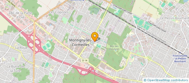 localisation de l'entreprise RESTITUO à MONTIGNY-LES-CORMEILLES