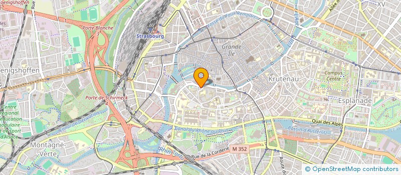 localisation de l'entreprise RESTO 2000 à STRASBOURG