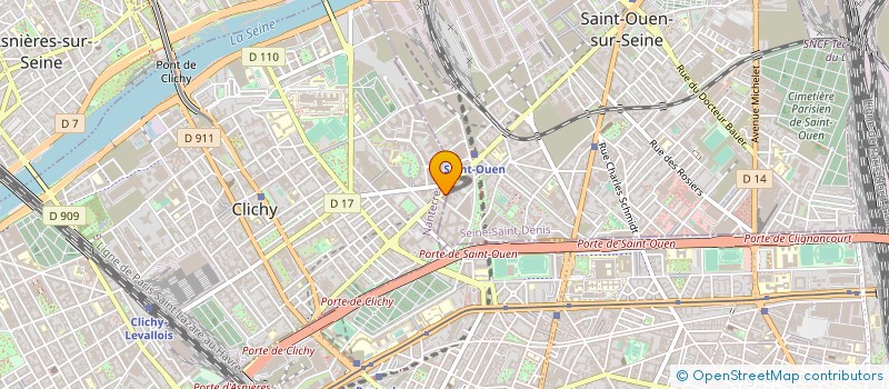 localisation de l'entreprise RESTO 2008 à CLICHY