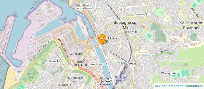 localisation de l'entreprise RESTO à BOULOGNE-SUR-MER