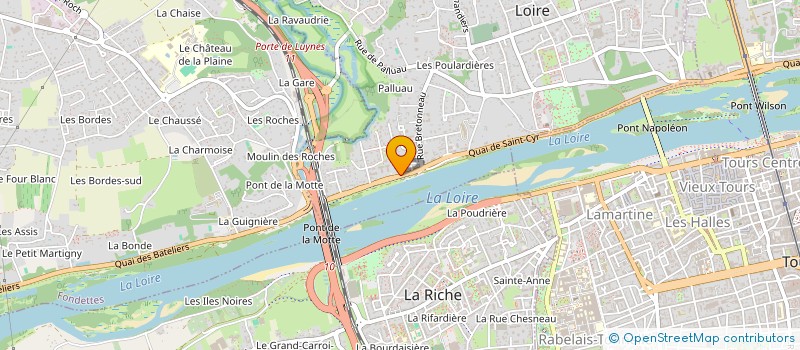 localisation de l'entreprise RESTO AJCO  SAINT-CYR-SUR-LOIRE