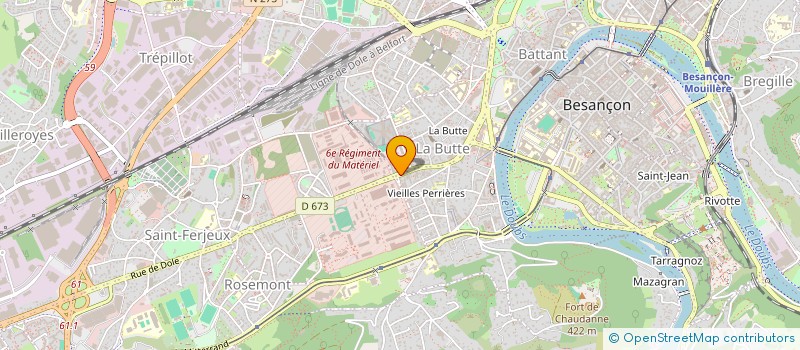 localisation de l'entreprise RESTO ALLO TUNIS à BESANCON