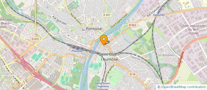 localisation de l'entreprise RESTO BRIS & CO' à SAINT-OUEN-L'AUMONE