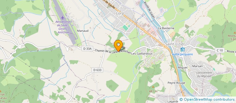 localisation de l'entreprise RESTO CHEZ O'DREY à LORP-SENTARAILLE