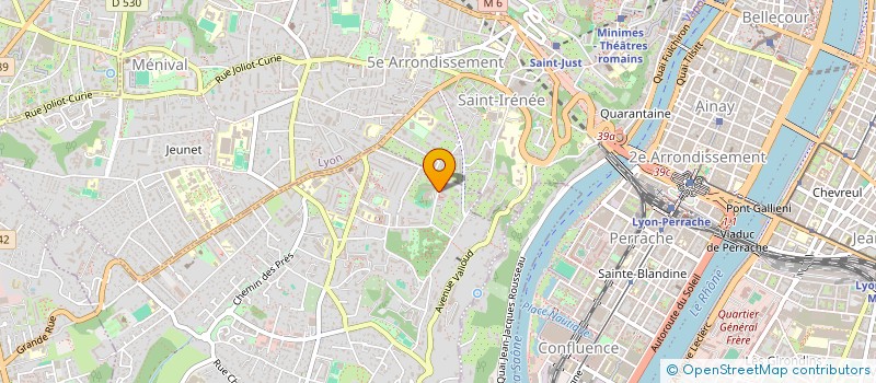 localisation de l'entreprise RESTO CLUB AU CHAVRIL  SAINTE-FOY-LES-LYON