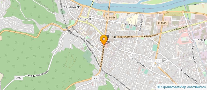 localisation de l'entreprise RESTO COMPAGNY à ELBEUF