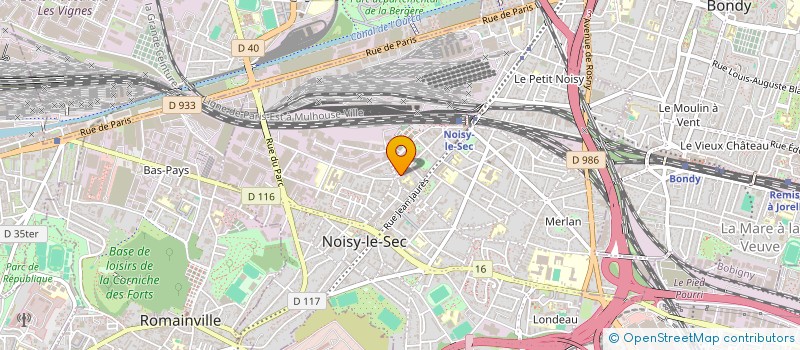 localisation de l'entreprise RESTO CONCEPT à NOISY-LE-SEC