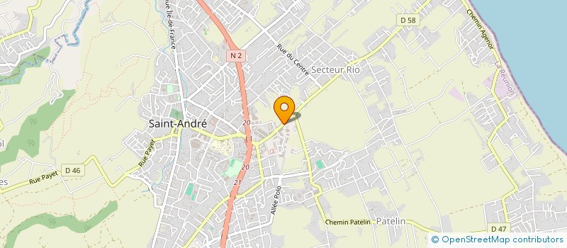 localisation de l'entreprise RESTO CREOLE L'AUTHENTIC à SAINT-ANDRE