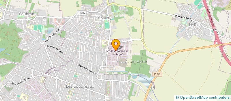 localisation de l'entreprise RESTO DEPOT à COURTRY