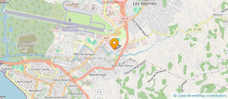 localisation de l'entreprise RESTO'ECO SOCIETE DE RESTAURATION ECONOMIQUE à LES ABYMES