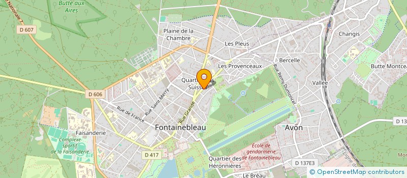 localisation de l'entreprise RESTO ETOILE  FONTAINEBLEAU