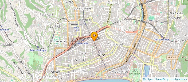 localisation de l'entreprise RESTO EXPRES à NICE