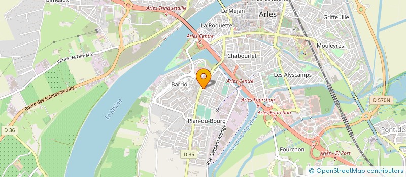 localisation de l'entreprise RESTO GROUP TOUR à ARLES