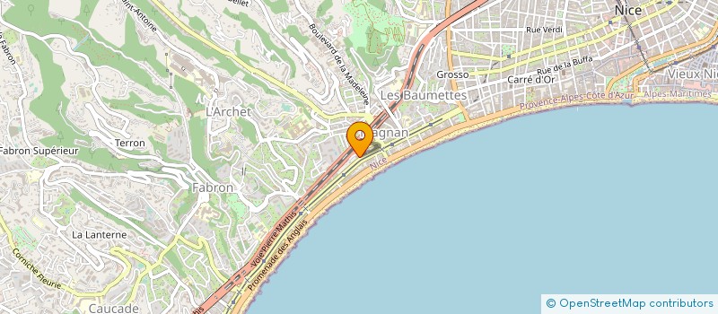 localisation de l'entreprise RESTO'HOME à NICE