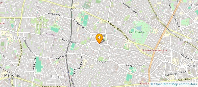 localisation de l'entreprise RESTO HPG SARL  BORDEAUX