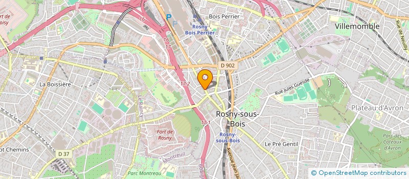 localisation de l'entreprise RESTO L'HANANE à ROSNY-SOUS-BOIS