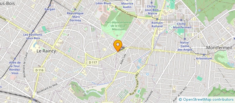 localisation de l'entreprise RESTO LA CHAPELLE  CLICHY-SOUS-BOIS