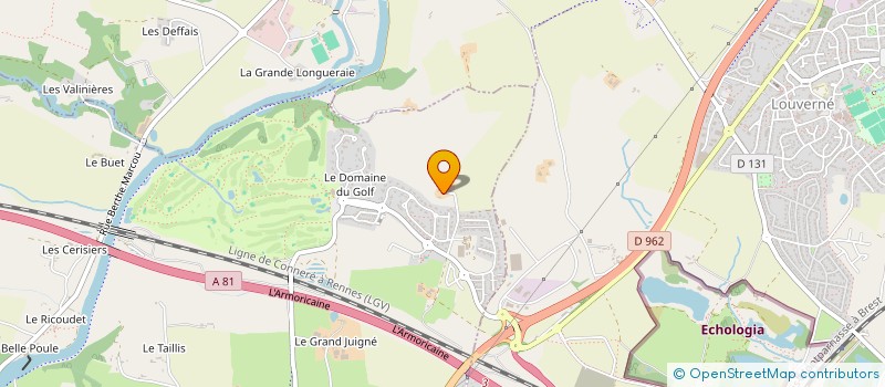localisation de l'entreprise RESTO LE GREEN à LAVAL