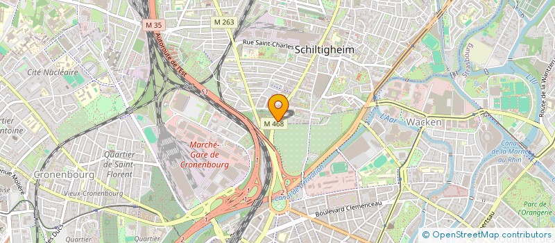 localisation de l'entreprise RESTO MATIC à SCHILTIGHEIM
