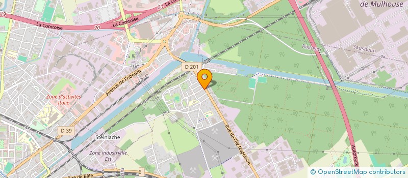 localisation de l'entreprise RESTO MILLI  RIXHEIM