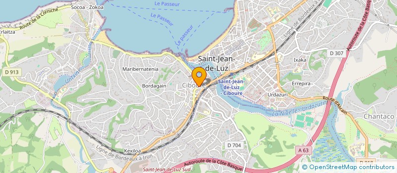 localisation de l'entreprise RESTO PIZZ  CIBOURE