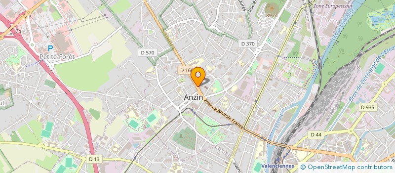 localisation de l'entreprise RESTO PLUS  ANZIN