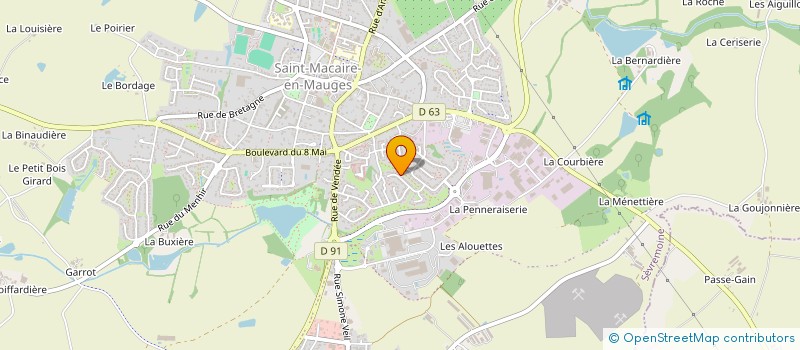 localisation de l'entreprise RESTO'PLUS  SEVREMOINE