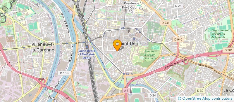 localisation de l'entreprise RESTO PROJETS ET PARTAGES à SAINT-DENIS