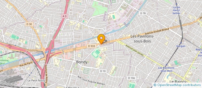 localisation de l'entreprise RESTO RAPID  BONDY