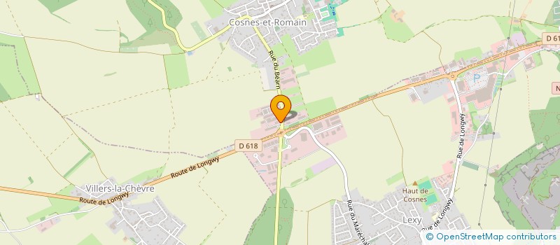 localisation de l'entreprise RESTO ROYAL  COSNES-ET-ROMAIN