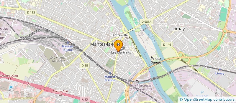 localisation de l'entreprise RESTO SALADES TOMATES OIGNONS  MANTES-LA-JOLIE