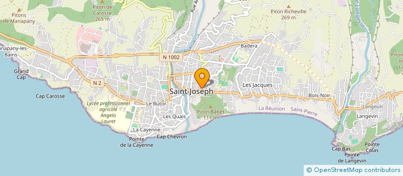 localisation de l'entreprise RESTO SELF L'ARCADE à SAINT-JOSEPH