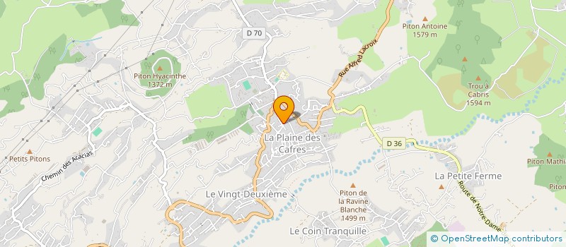 localisation de l'entreprise RESTO SELF LA FOURNAISE à LE TAMPON