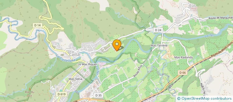 localisation de l'entreprise RESTO SERVICES à MOLITG-LES-BAINS