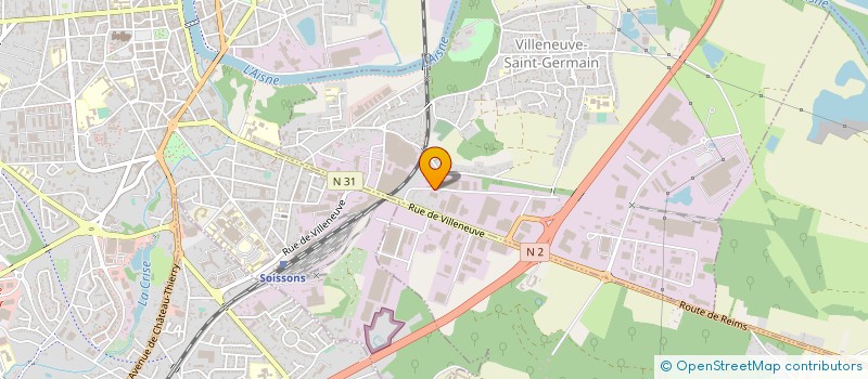 localisation de l'entreprise RESTO'SERVICES à VILLENEUVE-SAINT-GERMAIN
