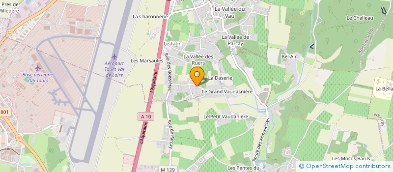 localisation de l'entreprise RESTO SOLEIL  PARCAY-MESLAY