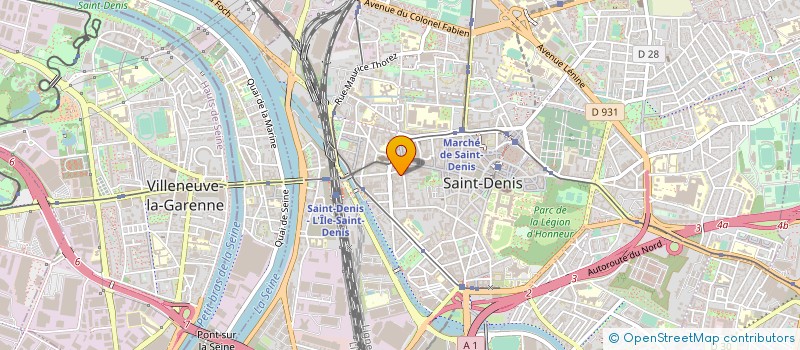 localisation de l'entreprise RESTO'SPORT SERVICES à SAINT-DENIS
