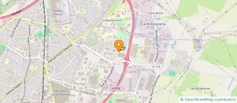 localisation de l'entreprise RESTOALBERTVILLE à SAINT-BARTHELEMY-D'ANJOU