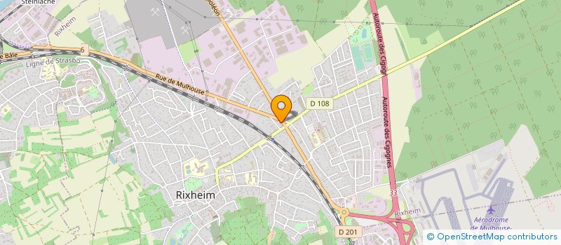 localisation de l'entreprise RESTOBIHR SAS  RIXHEIM