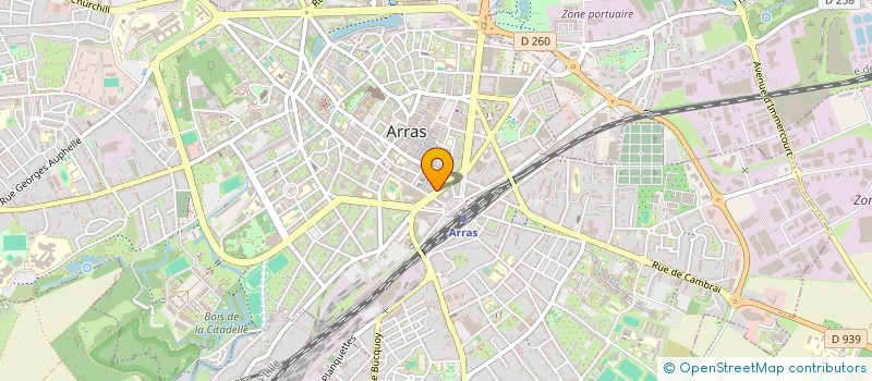 localisation de l'entreprise RESTOBIO ARRAS à ARRAS